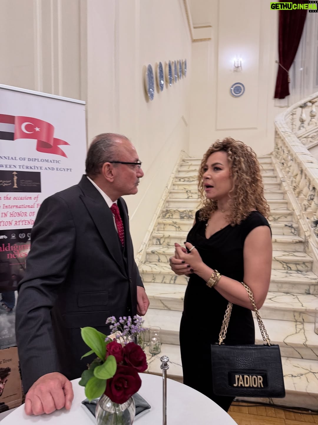 Olfat Omar - 72 Likes - I was honored to attend a reception at the residence of His Excellency the Turkish Ambassador to Egypt. Thank you for the kind invitation. @