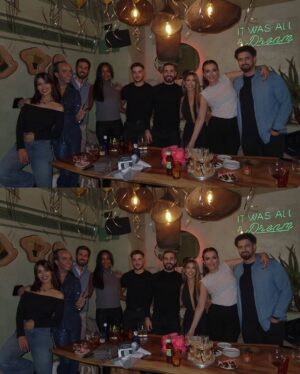 Oriana Marzoli Instagram - Celebrando el cumpleaños de mi amor F*🫶🏻🎇 y mi feliz NO cumpleaños🥂🍾✨👑 

Tarta: @dulcelocuramadrid 🎂