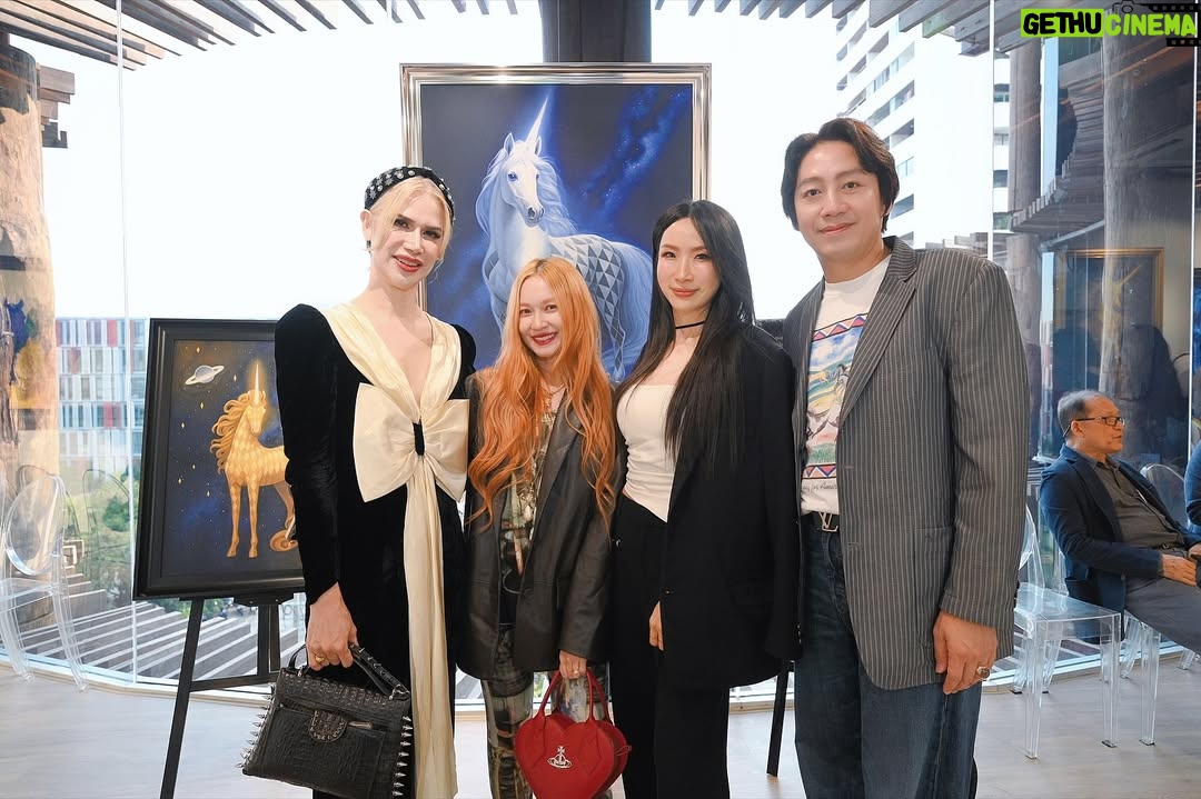 Pailin Rattanasangsatian - 313 Likes - Thank you พี่อุ๋ย for having me at such a beautiful and meaningful moment.🐴🫶🏻
Every beautiful piece you shared was truly inspiring to all of us. ✨🦄

HH loves the art exhibition
“REMEMBER THE LIGHT”

Reconnect with yourself…
Trust what you truly hear within.

YOU ARE MAGIC ✨

By @athi777 #athis

#HWAHWALEECHAN #HappyYourSelf #selflove #TheEarthWithoutArtIsJustEh