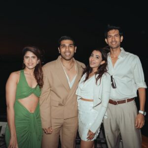 Parvatii Nair Instagram - Such beautiful, positive energy at the pre-wedding bash ✨ Seeing how perfectly matched and genuinely cute the couple is was such a joy. Watching @allusirish so happy truly made the night special — a great friend who has always stayed real, and a friendship of over a decade that quietly feels like family. Moments like these remind you how rare that is. Wishing them a lifetime of joy, love, and togetherness.

🧿