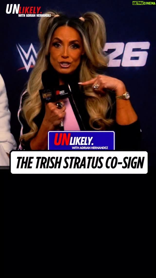 Patricia Stratigeas - 499 Likes - Put this in the Unlikely Hall of Fame expeditiously 🙌🏽 #trishstratus #wwe #wrestling #wwe2k26