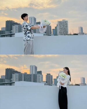 Pichukkana Wongsarattanasin Instagram - Happy Valentine’s Day. ❤️🌹 @p_namtarn I love you 24/7, 365 🥰 13 ปีแล้ว น้องคนดี คนเดิม ตลอดไป เดือนหน้าไปเที่ยวกันนะ ❤️