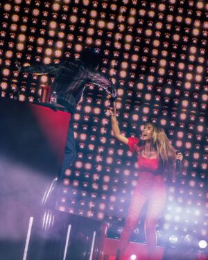 PinkPantheress Instagram - this has been the most insane tour of my lifeeeee!! the purse has retired and i am on my own (wit joe and the pinkettes xoxo)

thank you for celebrating sooooo many milestones wit me 💓❤️💓❤️💓❤️ from 1 BILLION streams for pain on spotify to TWO WHOLE grammy nominations!! my heart is so full!!!!!

an evening with the pinkpantheress is officially to be continued….