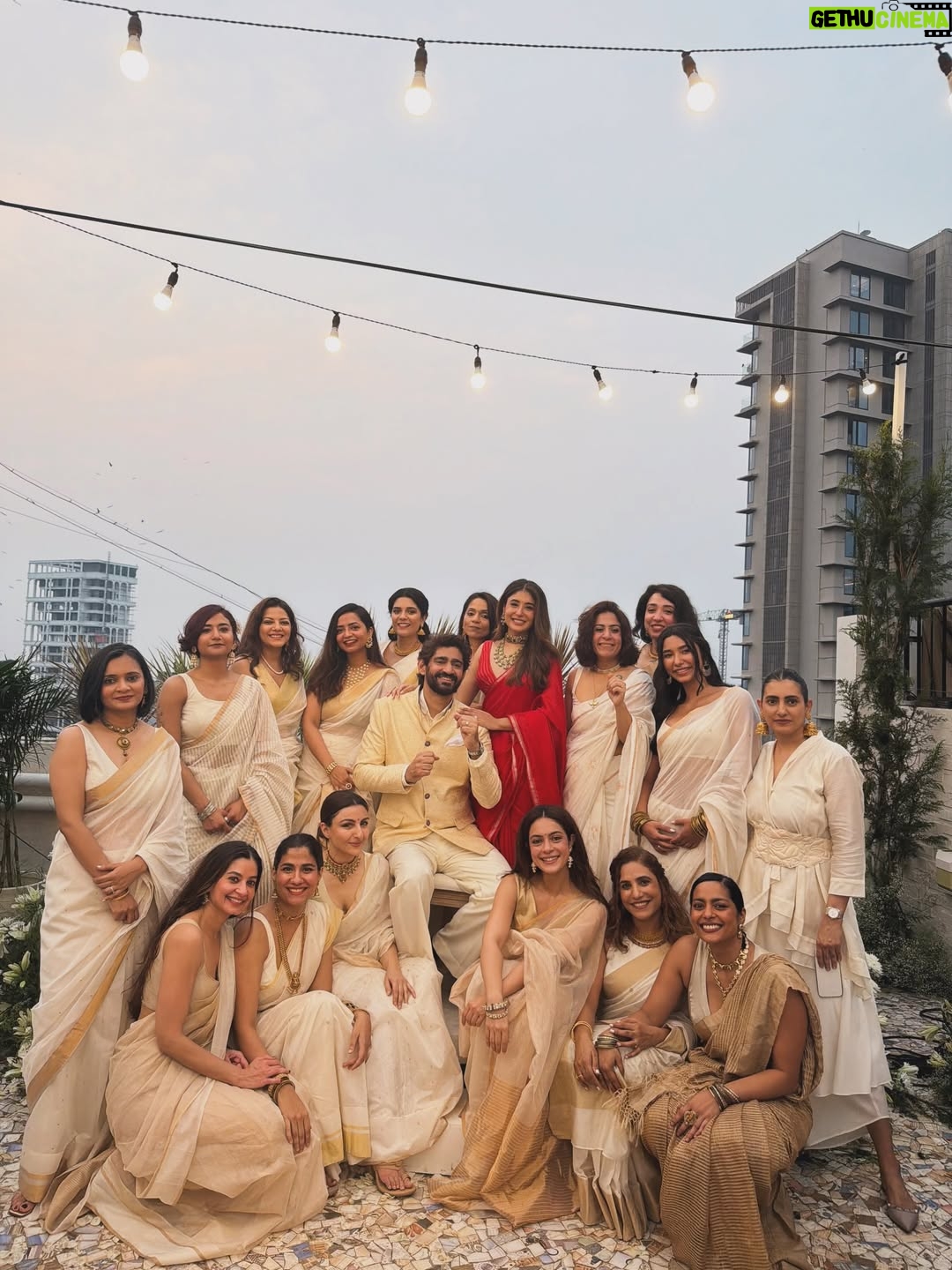Pooja Gor - 82.1K Likes - Heart is full ♥️
Most wholesome wedding I’ve ever seen. Two people’s union never seemed so perfect. Happiest for you Kittu. Words cannot express the overwhelming emotions i’ve felt in the last 2 days. 🥹🥹

Wishing you both a lifetime of happiness and togetherness ✨♥️ @kkamra @gauravkaps 

PS: Don’t miss the last shot!! That’s how you get to be the BEST in the Biz! 😆😁🥂

📸 @mitesh.khatri_  Thanks Mitesh for making it last minute and clicking some wonderful photos.
