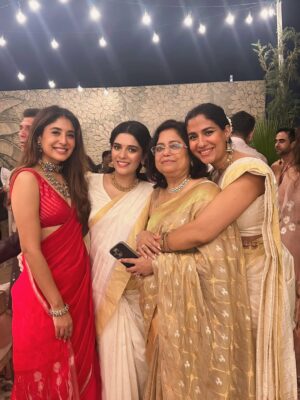 Pooja Gor Instagram - Heart is full ♥️
Most wholesome wedding I’ve ever seen. Two people’s union never seemed so perfect. Happiest for you Kittu. Words cannot express the overwhelming emotions i’ve felt in the last 2 days. 🥹🥹

Wishing you both a lifetime of happiness and togetherness ✨♥️ @kkamra @gauravkaps 

PS: Don’t miss the last shot!! That’s how you get to be the BEST in the Biz! 😆😁🥂

📸 @mitesh.khatri_  Thanks Mitesh for making it last minute and clicking some wonderful photos.