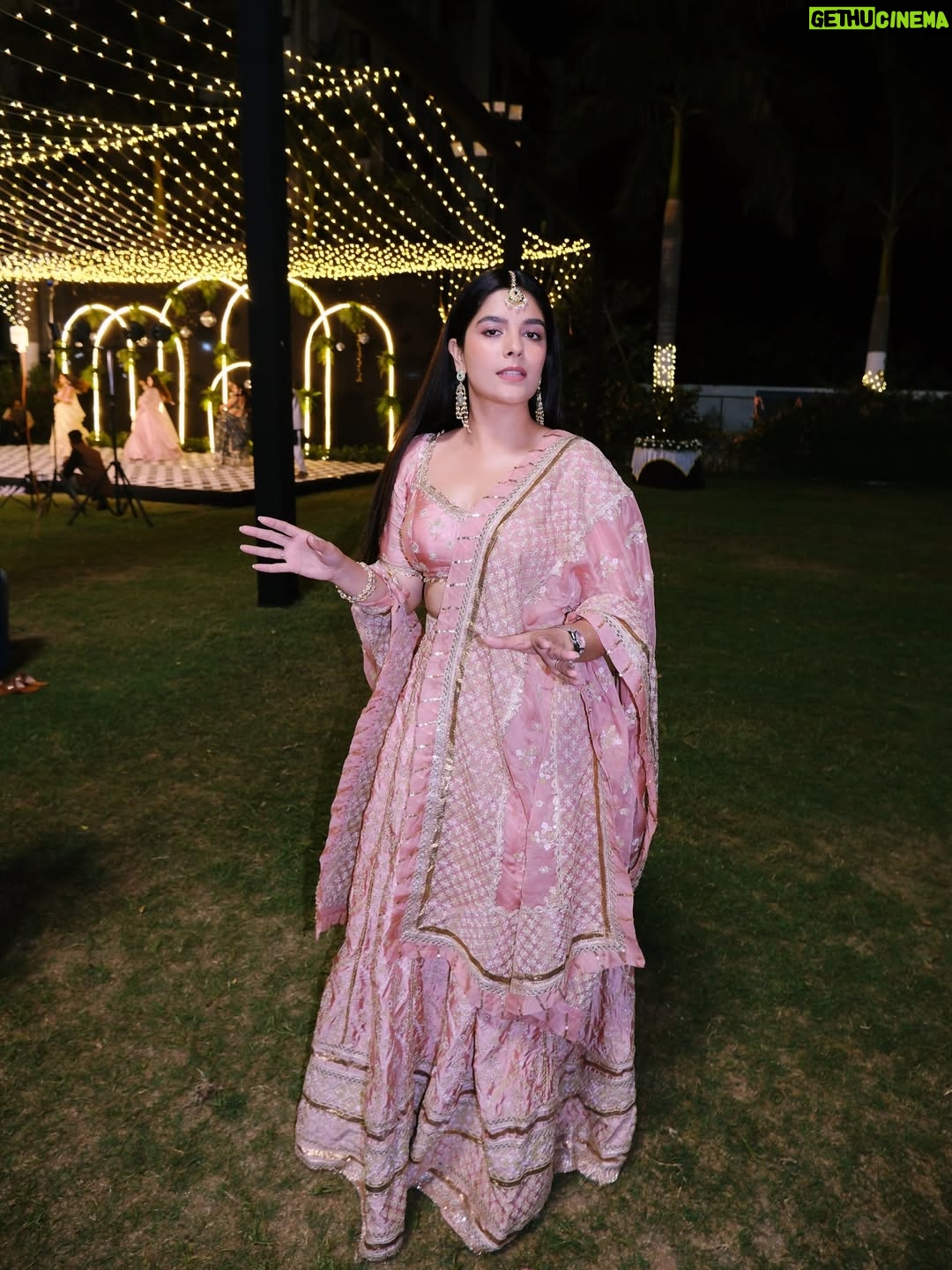 Pooja Gor - 248.2K Likes - Baaraati pro max! 🦩

How pretty is my @shopmulmul lehenga 🥹 
#shaadiseason #sangeetlehenga