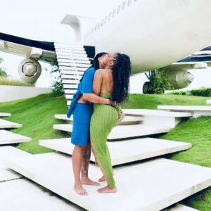Porsha Williams Instagram - Let me 🎶💙Moments like this 💚 @sway_thepro #BaeCation #R&R