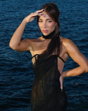 Princesa Alba Instagram - Ya en mi tercera gala siento que creé una linda costumbre🥹, a través de la moda consciente, ocupo esta vitrina para hablar de algo que trasciende: nuestra flora y fauna chilena🌾💧💗 En ese mismo sentido, elijo re-circular y vender este vestido para ir en donación directa a los afectados de los incendios 🌱