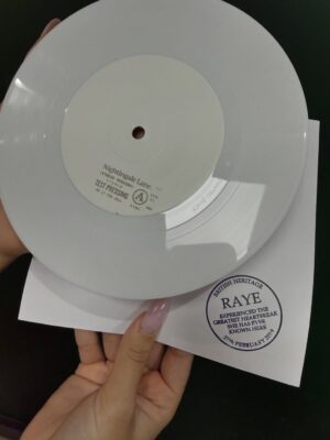 RAYE Instagram - Nightingale Lane. The 2nd song from my 2nd album will be yours on Friday. Limited 7 inch test pressings £5 on sale Friday. Lots and lots of love, Raye.🎻🫀🌦️😭