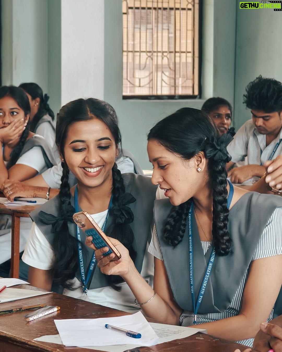 RJ Dimple - 31.4K Likes - Vinu from With LOVE 🎀🫶❤️✨
.
.
Firsts are always special and being a small part of With Love is always going to be a memory that brings a kutty smile ! Getting to show up on the big screen for the first time feels like magic ✨. With love is all about love , friendship , choices we make , mistakes we make and how you grow up as a person and how life always brings in a lot of surprises ❤️ . Do watch With Love and find Vinu in the last bench 😂! 
.
Thank you so much @tanteetaa aiya for this 🫂
And special mention to the coolest team @nithin_joe @itisnaveen_ @dinesh_1.8 matrum palar 🫶
.
.
Thank you guys for always being like “Ivanukullayu edho iruku paaren “ and not unfollowing me😭😂 . Will keep bringing in magic to your feeds and the big screens 💕