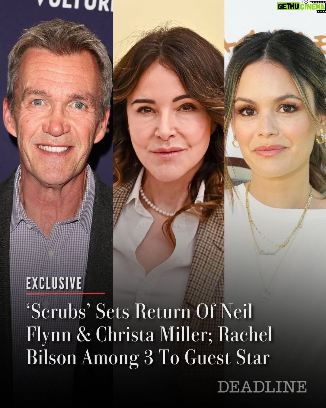 Rachel Bilson - 9.1K Likes - EXCLUSIVE: #Scrubs is set to premiere with two episodes airing back-to-back on Wednesday, February 25, at 8 p.m. on ABC, and now it’s been revealed that there will be a few additional familiar faces at Sacred Heart Hospital.

Neil Flynn and Christa Miller, who originally played The Janitor and Jordan, respectively, will reprise their roles.

Additionally, Rachel Bilson, Andy Ridings and Lisa Gilroy will join the cast as guest stars.

See more details online at the link in bio. (Photos: Getty)
