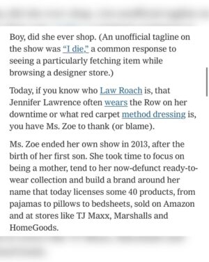 Rachel Zoe Instagram - Thank you so very much @nytimes and Max @isuredontknow for sharing a little bit of my journey and @ok__mccausland for capturing this moment. I am so grateful for the support and kindness and also very impressed that you gathered this much story in such a short amount of time spent together amongst the #NYFW chaos, thank you beyond. 🙏🏼

📸 @ok__mccausland