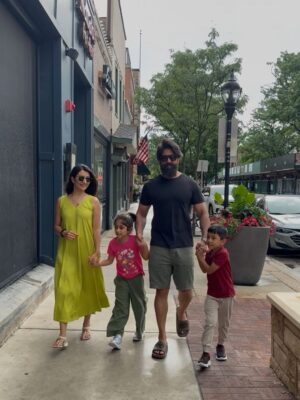 Radhika Pandit Instagram - Stepping into 2026 with our greatest blessings.  From our family to yours, may your year be filled with love and light. Happy New Year! 🧿✨