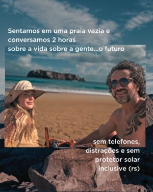 Rafa Brites Instagram - Outro dia eu postei nos stories esse texto e muita gente veio falar comigo. Muitas mulheres, que se veem em momentos difíceis dentro do relacionamento e tem eu e o Felipe como exemplo.
Tem muita coisa que acontece por trás das fotos que vemos Instagram. No nosso caso, muita conversa, muito ajuste… muito “onde podemos melhorar?”
Mas a gente tem essa ideia que conversa difícil envolve crise, briga. Que falar que algumas coisas de repente não vão bem é colocar a relação em risco. 
Sim, as vezes é mais fácil, sair para jantar, tomar um vinho, jogar conversa fora e ignorar alguns incômodos. E vamos varrendo a poeira para baixo do tapete. Deixa para falar quando a situação já não se sustenta mais… e aí entrar para estatística é um pulo.
Mas digo que pensar na relação e entender como as coisas podem ficar melhores é UPGRADE… é manutenção. Concordam?