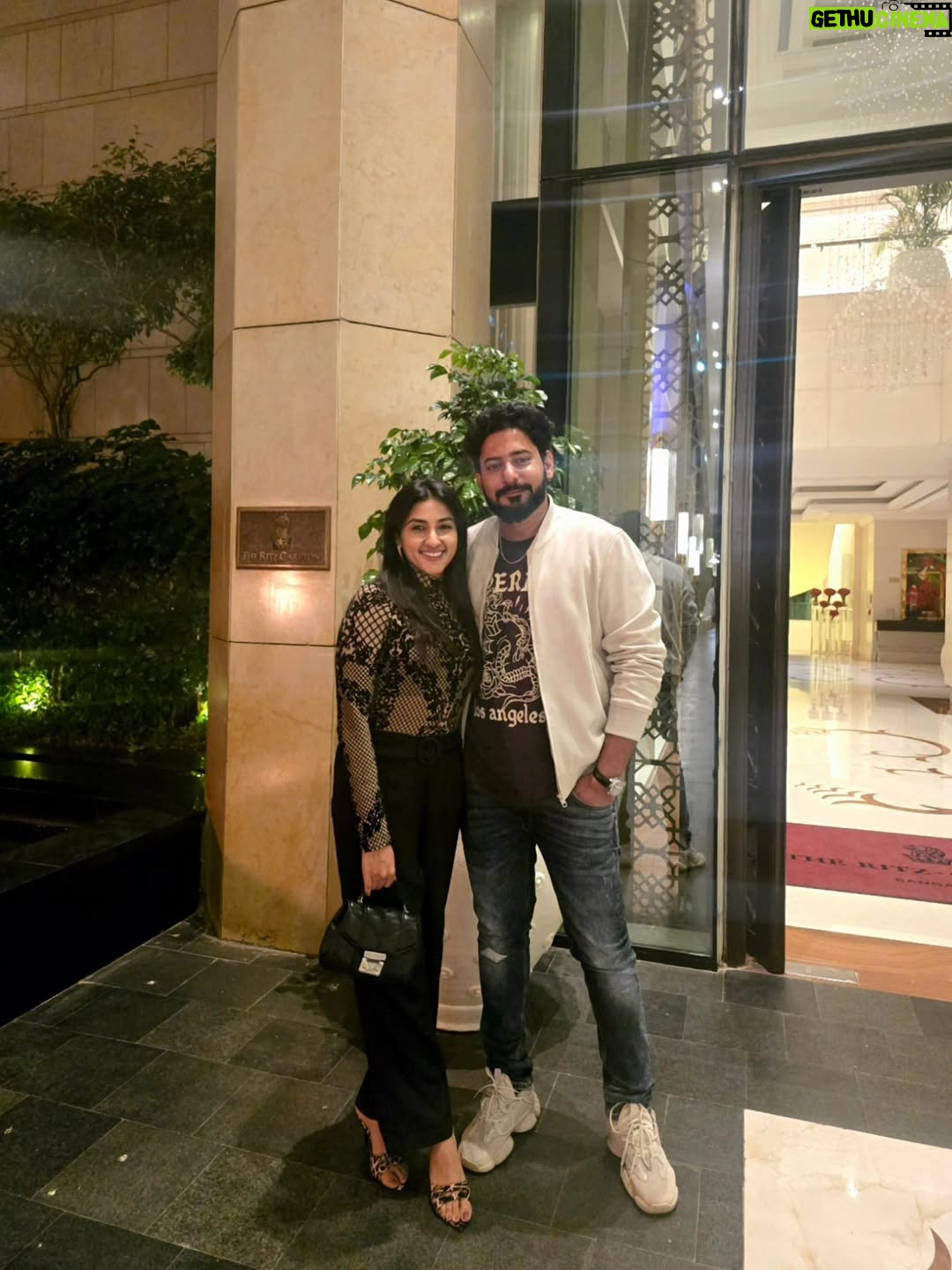 Ragini Prajwal - 32.2K Likes - We like to do intentional date nights and this agenda brought us to @ritzcarltonbangalore where ritzcartlonbangalore Chef Flor Camorlinga (@flor.camorlinga) of Michelin Bib Gourmand–recognised Plonk, Mexico City, brought the heart of Mexico layered with Asian nuance and the richness of local ingredients 🍲

This dinner was a story, an adventure and a cherishable moment. 👌

Special shoutout to the dessert! 🍨 

#finedining #luxurydining #hotelsinbangalore #culinaryexperiences