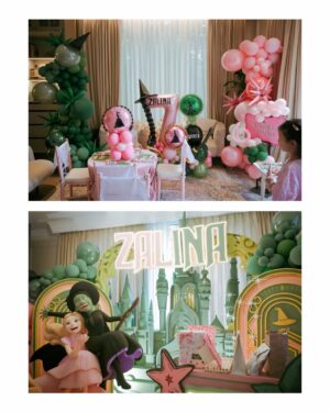 Raisa Andriana Instagram - It’s been the privilege of my life to see you blossom, my girl. Happy 7th bday Zawi.. 

Although the real Glinda & Elphaba couldn’t make it, @littlethoughtsplanner made this the best birthday ever, one for our core memory ❤️