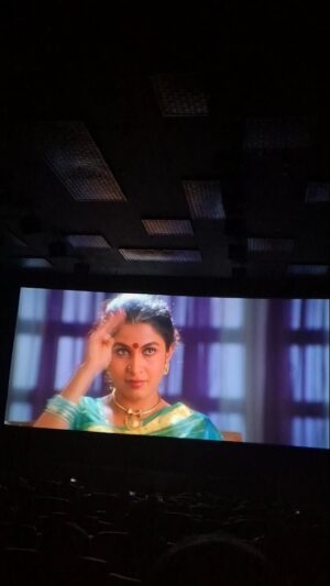 Ramya Krishnan Instagram - Finally watched PADAYAPPA in the theater  for first time 😇😆🥰😍