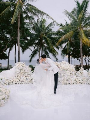 Ranty Maria Instagram - Sampai maut memisahkan kita 🤍

photo @venemapictures @abcdamar_ @natanaelyefta
video & candid photo @dinarastika.films 
wedding content creator @brideswhisperer 
•
wo&wp @balieveplanner
decoration @aisleproject
wedding venue @theroyalsantrianvillasbali 
sound & lighting @balipyro
•
ceremony, reception, after party dresses by @hiantjen
bridal robe & bridesmaid dresses by @irenedanielle 
tea pai dress @gv_gabriellavania 
jewellry @adellejewellery
ranty’s tea pai hair piece @noma_id
ranty’s make up @andychunmakeup
ranty’s hair @ayuhairstylist
rayn’s make up @kunsoomakeupartist
rayn’s suit @wonghangtailor @samuelwongso 
rayn’s tea pai suit, groomsman & family suit @biehintailor @abrahamsetiawan 
family gown by @ravelouxofficial
custom wedd shoes @arlenne_weddingshoes
stylist @wanda_haraa 
•
wedding cake @sweetsalt_id @daduacakes
wedding souvenir @howelandco @skintificid @armanibeauty 
tea pai souvenir @carramica
•
entertainement
band @luxevoirid 
photobooth @rollportraits 
photobooth @photoplace.id
video guest book @memorablevoices
•
web invitation and rsvp @koendang.id