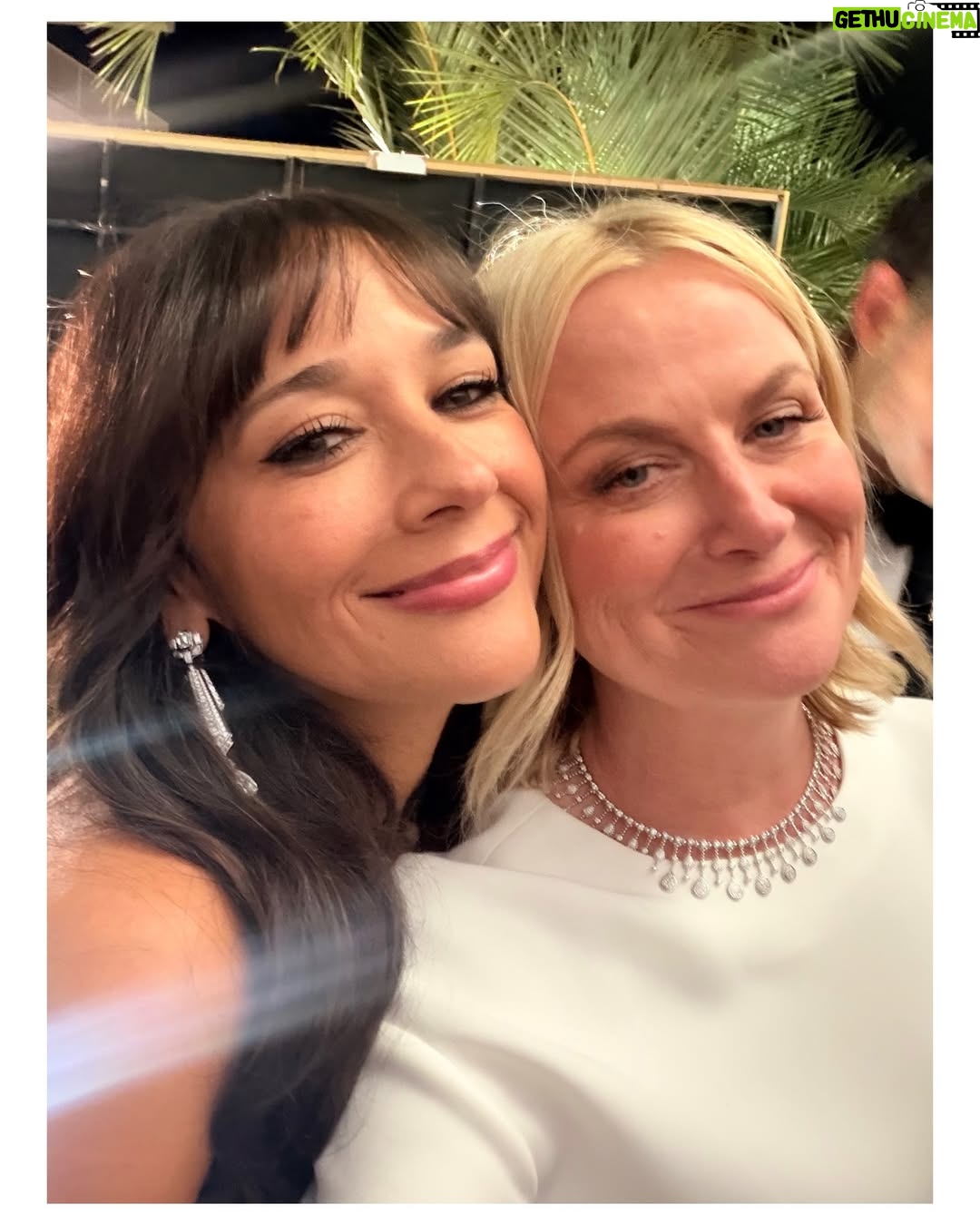Rashida Jones - 67.8K Likes - @goldenglobes 2026. Nominated, reunited and celebrating friends. I won the night!

Gown: custom @dior
Jewelry: @boucheron 
Styling: @bradgoreski @clarke_johnson 
Hair: @eddie_cook
Makeup: @jamiemakeup
Nails: @miwanails 
Tailoring: @lubastailoring