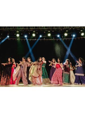 Rashmika Mandanna Instagram - The night filled with love, tears of joy, laughter, music, singing, glitters and us dancing through the night. ❤️

It was really the most fun night ever!! 

From Vijju and I wanting to surprise each other.. 
to 
family wanting to surprise us.. 
to 
being fully excited and surprised to see our families dance so freely and so so well! ❤️

@falgunishanepeacockindia!! Guys!!!!! The stunning piecesss!! Guys!! Amazing!! It was super heavy but I was still in it all night!!💃🏻💃🏻

24.2.26! 
The night Vijay and I danced as one, surrounded by the love of our families and friends! 🥰❤️