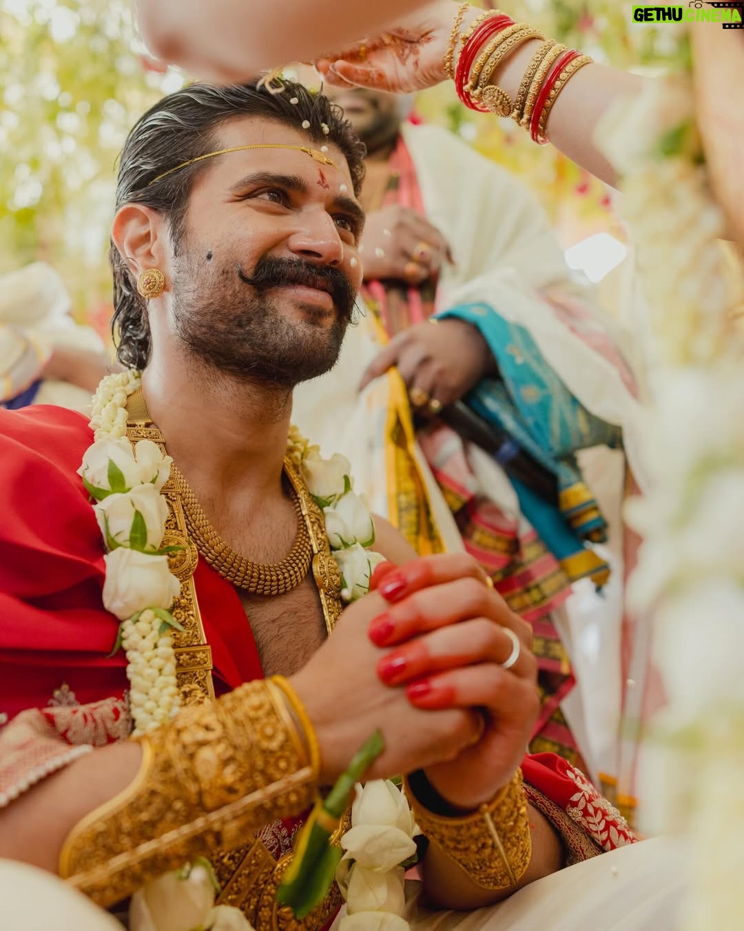 Rashmika Mandanna - 28.4 Million Likes - Hi my loves, 

Introducing to you now “My Husband”! 💘

Mr. Vijay Deverakonda!! ❤️

The man who taught me what true love feels like, 
The man who showed me what being in peace feels like! 🤍
The man who told me everyday that dreaming big was absolutely ok and constantly telling me I was capable of achieving something much more than what I could possibly think I ever could! 🤍

The man who’s never stopped me from dancing like no one’s watching.. 
the man who showed me travelling with friends is the best thing ever, and trust me I could write a book on this man! 🤍

I’ve become the woman I have always dreamt of being, because you made her who she is today! 
I’ve truly been blessed! 🤍

Vijju I am always short of words to describe the feelings I have for you!! I’ve always told you that!! 
But you know suddenly all of my achievements, struggles, happiness, sadness, joy, life - everything just makes a lot more sense now - it is because I have you - witnessing it all.. being the biggest part of it all! ❤️

I am so so so so soooo excited to becoming your wife! to be your wife! To be called your wife!! 💃🏻💃🏻❤️ it’s full party time now!!💃🏻❤️

Let’s have the bestestest life ever together! 
I love you! ❤️