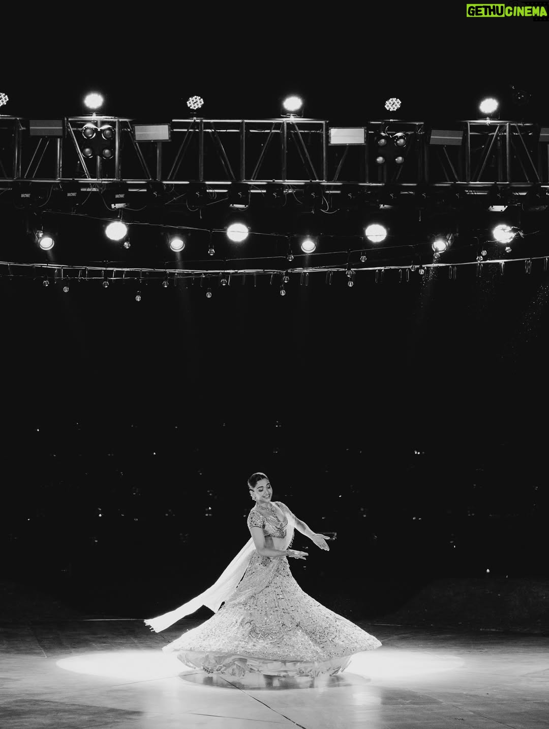 Rashmika Mandanna - 6.7 Million Likes - The night filled with love, tears of joy, laughter, music, singing, glitters and us dancing through the night. ❤️

It was really the most fun night ever!! 

From Vijju and I wanting to surprise each other.. 
to 
family wanting to surprise us.. 
to 
being fully excited and surprised to see our families dance so freely and so so well! ❤️

@falgunishanepeacockindia!! Guys!!!!! The stunning piecesss!! Guys!! Amazing!! It was super heavy but I was still in it all night!!💃🏻💃🏻

24.2.26! 
The night Vijay and I danced as one, surrounded by the love of our families and friends! 🥰❤️