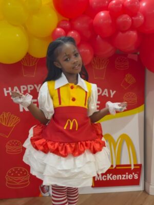 Remy Ma Instagram - My sweet baby, my “Golden Child” my mini-me @ReminisceMacKenzie turned 7! I love her so much!
Every year since her 1st birthday party me & my close friend- who I love & stress out so much- MIMI from @nevaehleheventsandweddings start planning and ordering customs for her bday MONTHS in advance - & as usual …
The party was amazing and my baby was SOOO happy. 
She thanked me so many times and had real tears in her eyes when she finally saw her party. Y’all, I literally almost died having her and I try my best to raise her a certain way. All she knows is LOVE and I plan to keep it that way; I want her to be a KID for as long as possible! 🥰 THAT is why I do all I do. She don’t need to know the world is 💩 just yet. Shout out to all the moms that sacrifice to keep a smile on their babies faces🥰🙏🏾
Sidebar: she has clip ins and face paint makeup cuz it’s a PARTY relaxxxxx… thank u to her mua @koreankandy her hairstylist @sandras_luxurystudio and her custom dress maker @officialkikiboutique 
📸by @danielvasquezphotos ( HER photographer lol)
Double Sidebar: Her name is Reminisce MacKenzie … but we call her Mac, KenzieGirl,  Remy, Rem, Mackie, Kenz , KenzBenz, Benzie, and few other variations of her first and middle names… she also has specific names from certain relatives😩… SHE will tell you her name is Kenzie if u ask her tho🤷🏽‍♀️ She’s the boss😘
For more pics & deets bout the party check her page #Reminisce #Remy Ma