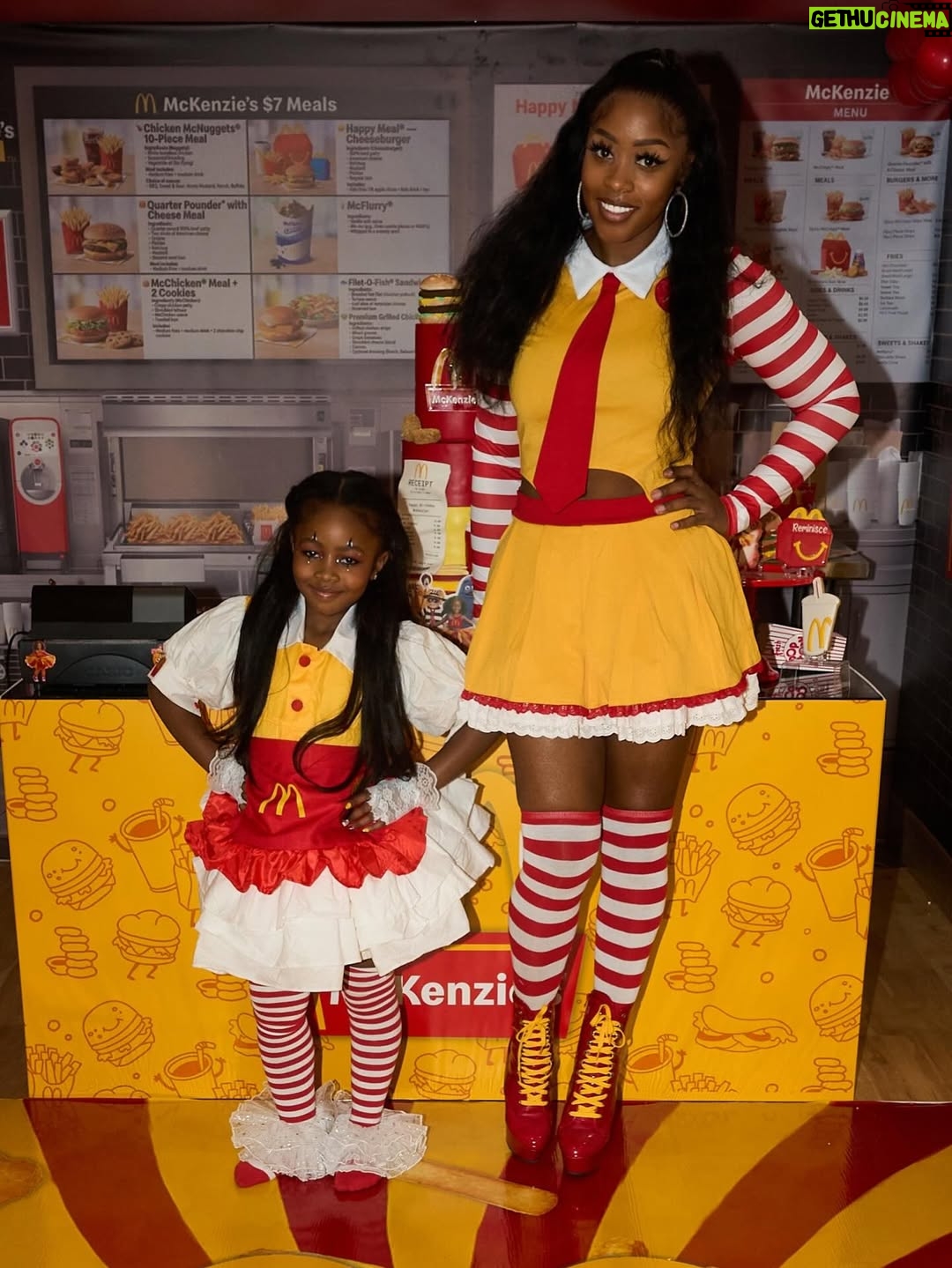 Remy Ma - 208.9K Likes - My sweet baby, my “Golden Child” my mini-me @ReminisceMacKenzie turned 7! I love her so much!
Every year since her 1st birthday party me & my close friend- who I love & stress out so much- MIMI from @nevaehleheventsandweddings start planning and ordering customs for her bday MONTHS in advance - & as usual …
The party was amazing and my baby was SOOO happy. 
She thanked me so many times and had real tears in her eyes when she finally saw her party. Y’all, I literally almost died having her and I try my best to raise her a certain way. All she knows is LOVE and I plan to keep it that way; I want her to be a KID for as long as possible! 🥰 THAT is why I do all I do. She don’t need to know the world is 💩 just yet. Shout out to all the moms that sacrifice to keep a smile on their babies faces🥰🙏🏾
Sidebar: she has clip ins and face paint makeup cuz it’s a PARTY relaxxxxx… thank u to her mua @koreankandy her hairstylist @sandras_luxurystudio and her custom dress maker @officialkikiboutique 
📸by @danielvasquezphotos ( HER photographer lol)
Double Sidebar: Her name is Reminisce MacKenzie … but we call her Mac, KenzieGirl,  Remy, Rem, Mackie, Kenz , KenzBenz, Benzie, and few other variations of her first and middle names… she also has specific names from certain relatives😩… SHE will tell you her name is Kenzie if u ask her tho🤷🏽‍♀️ She’s the boss😘
For more pics & deets bout the party check her page #Reminisce #Remy Ma