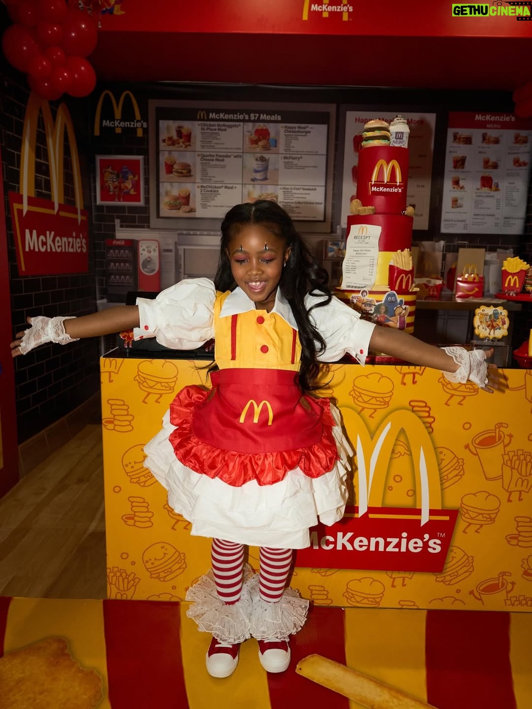 Remy Ma - 208.9K Likes - My sweet baby, my “Golden Child” my mini-me @ReminisceMacKenzie turned 7! I love her so much!
Every year since her 1st birthday party me & my close friend- who I love & stress out so much- MIMI from @nevaehleheventsandweddings start planning and ordering customs for her bday MONTHS in advance - & as usual …
The party was amazing and my baby was SOOO happy. 
She thanked me so many times and had real tears in her eyes when she finally saw her party. Y’all, I literally almost died having her and I try my best to raise her a certain way. All she knows is LOVE and I plan to keep it that way; I want her to be a KID for as long as possible! 🥰 THAT is why I do all I do. She don’t need to know the world is 💩 just yet. Shout out to all the moms that sacrifice to keep a smile on their babies faces🥰🙏🏾
Sidebar: she has clip ins and face paint makeup cuz it’s a PARTY relaxxxxx… thank u to her mua @koreankandy her hairstylist @sandras_luxurystudio and her custom dress maker @officialkikiboutique 
📸by @danielvasquezphotos ( HER photographer lol)
Double Sidebar: Her name is Reminisce MacKenzie … but we call her Mac, KenzieGirl,  Remy, Rem, Mackie, Kenz , KenzBenz, Benzie, and few other variations of her first and middle names… she also has specific names from certain relatives😩… SHE will tell you her name is Kenzie if u ask her tho🤷🏽‍♀️ She’s the boss😘
For more pics & deets bout the party check her page #Reminisce #Remy Ma