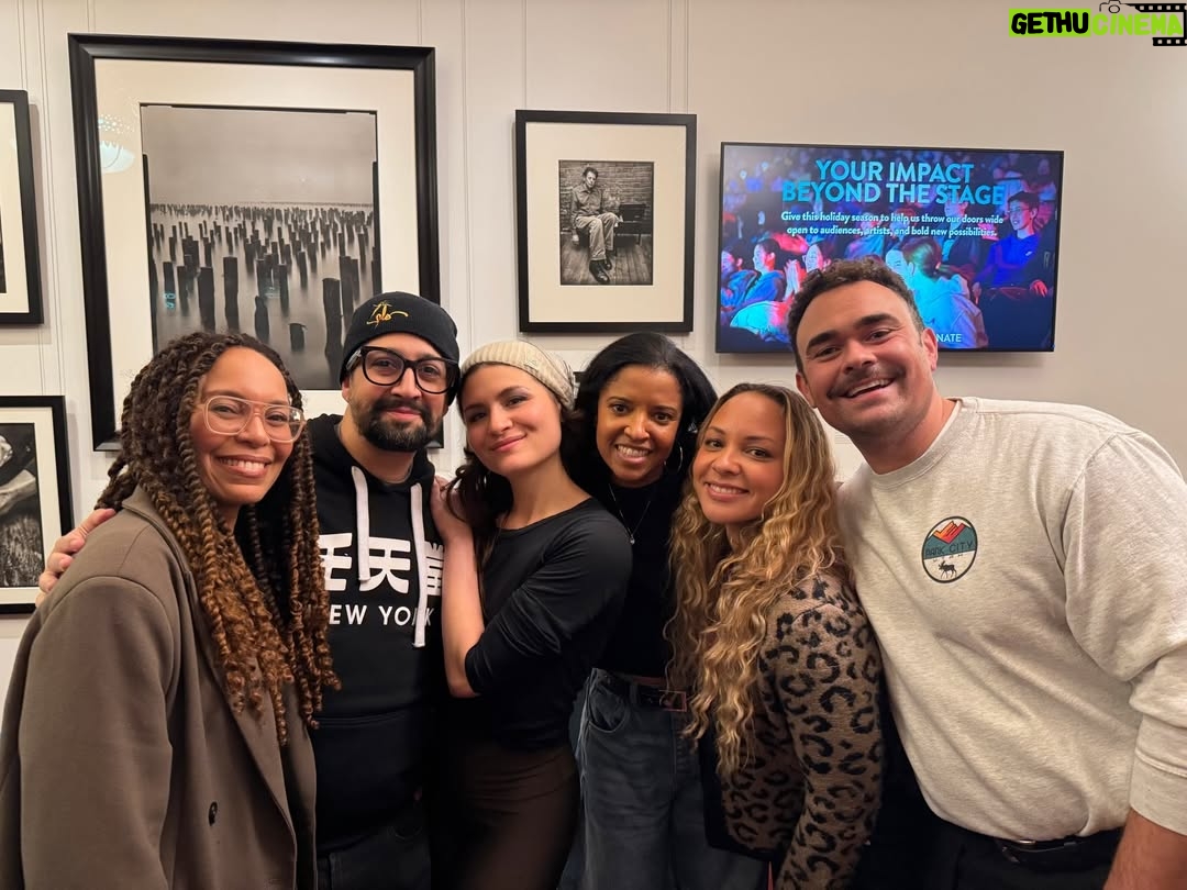 Renée Elise Goldsberry - 62.1K Likes - I just saw the hilariously haunting #Encores production of High Spirits at New York City Center (@nycitycenter), and I loved it! 

@phillipasoo @stevepasquale @raedratch and cast - You’re fearless and funny!

@lin_manuel Thx for reuniting us!