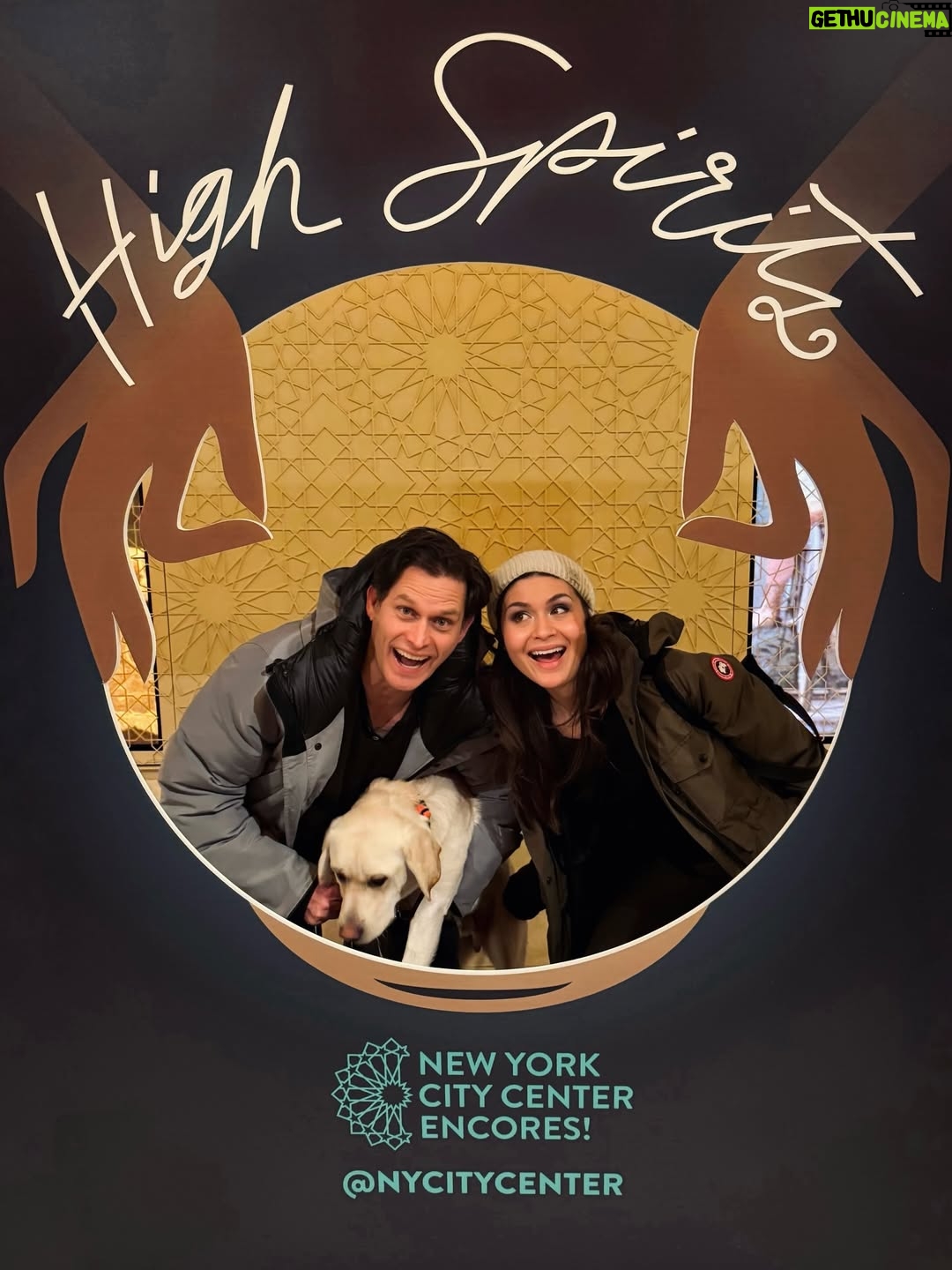 Renée Elise Goldsberry - 62.1K Likes - I just saw the hilariously haunting #Encores production of High Spirits at New York City Center (@nycitycenter), and I loved it! 

@phillipasoo @stevepasquale @raedratch and cast - You’re fearless and funny!

@lin_manuel Thx for reuniting us!