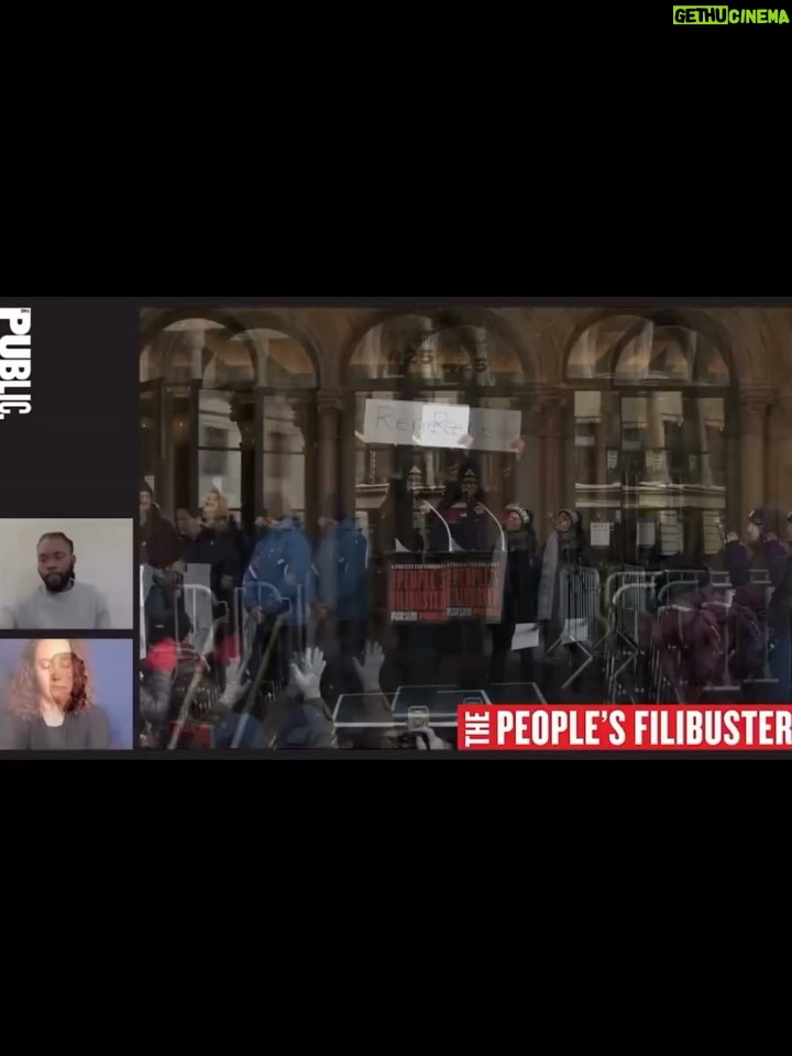 Renée Elise Goldsberry - 23.1K Likes - I was honored to share space at the @PublicTheaterNY yesterday, giving voice to a poem written by Renee Nicole Good.

Bearing witness is only one step.

The work continues.
#PeoplesFilibusterNYC