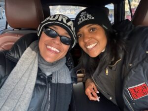 Renée Elise Goldsberry Instagram - I was honored to share space at the @PublicTheaterNY yesterday, giving voice to a poem written by Renee Nicole Good.

Bearing witness is only one step.

The work continues.
#PeoplesFilibusterNYC