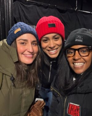Renée Elise Goldsberry Instagram - I was honored to share space at the @PublicTheaterNY yesterday, giving voice to a poem written by Renee Nicole Good.

Bearing witness is only one step.

The work continues.
#PeoplesFilibusterNYC