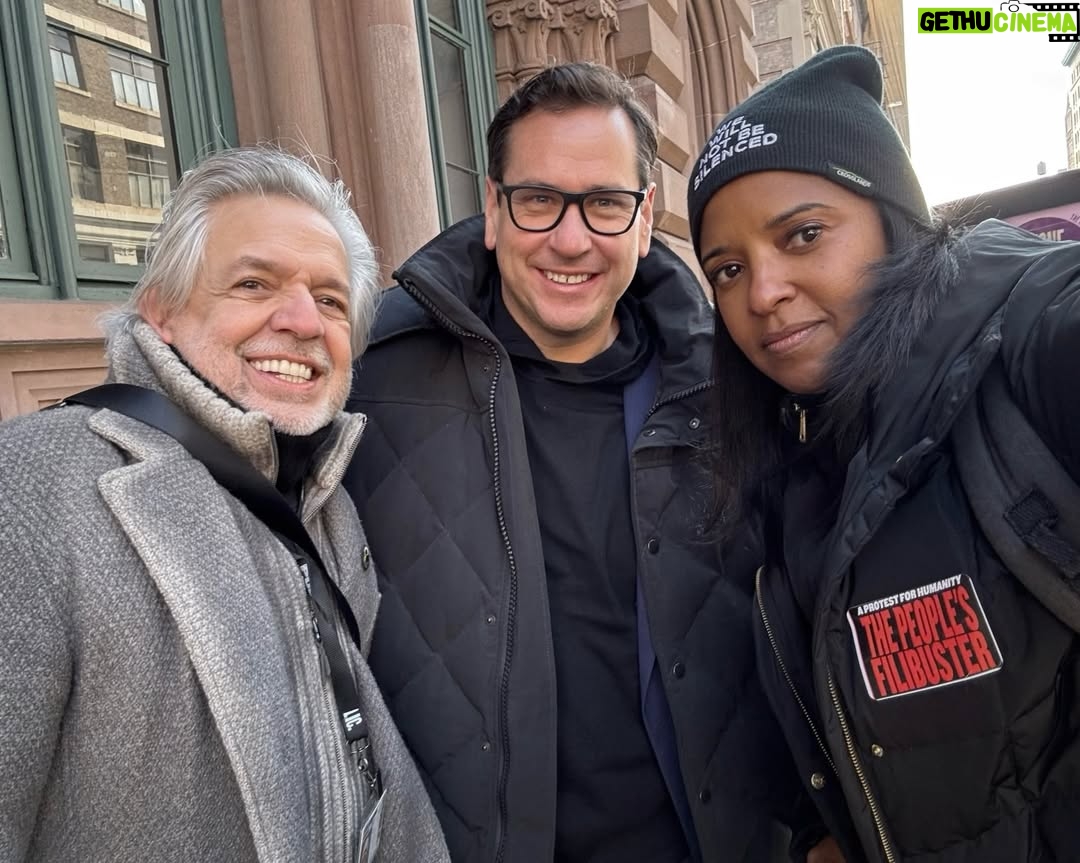 Renée Elise Goldsberry - 23.1K Likes - I was honored to share space at the @PublicTheaterNY yesterday, giving voice to a poem written by Renee Nicole Good.

Bearing witness is only one step.

The work continues.
#PeoplesFilibusterNYC