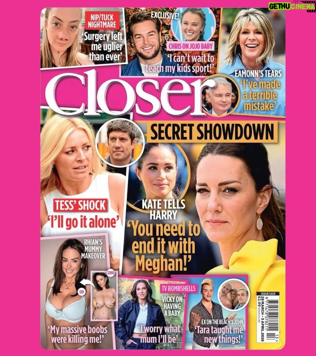 Rhian Sugden - 899 Likes - Closer Mag - Out today 💕

Talking about my “Mummy Makeover”