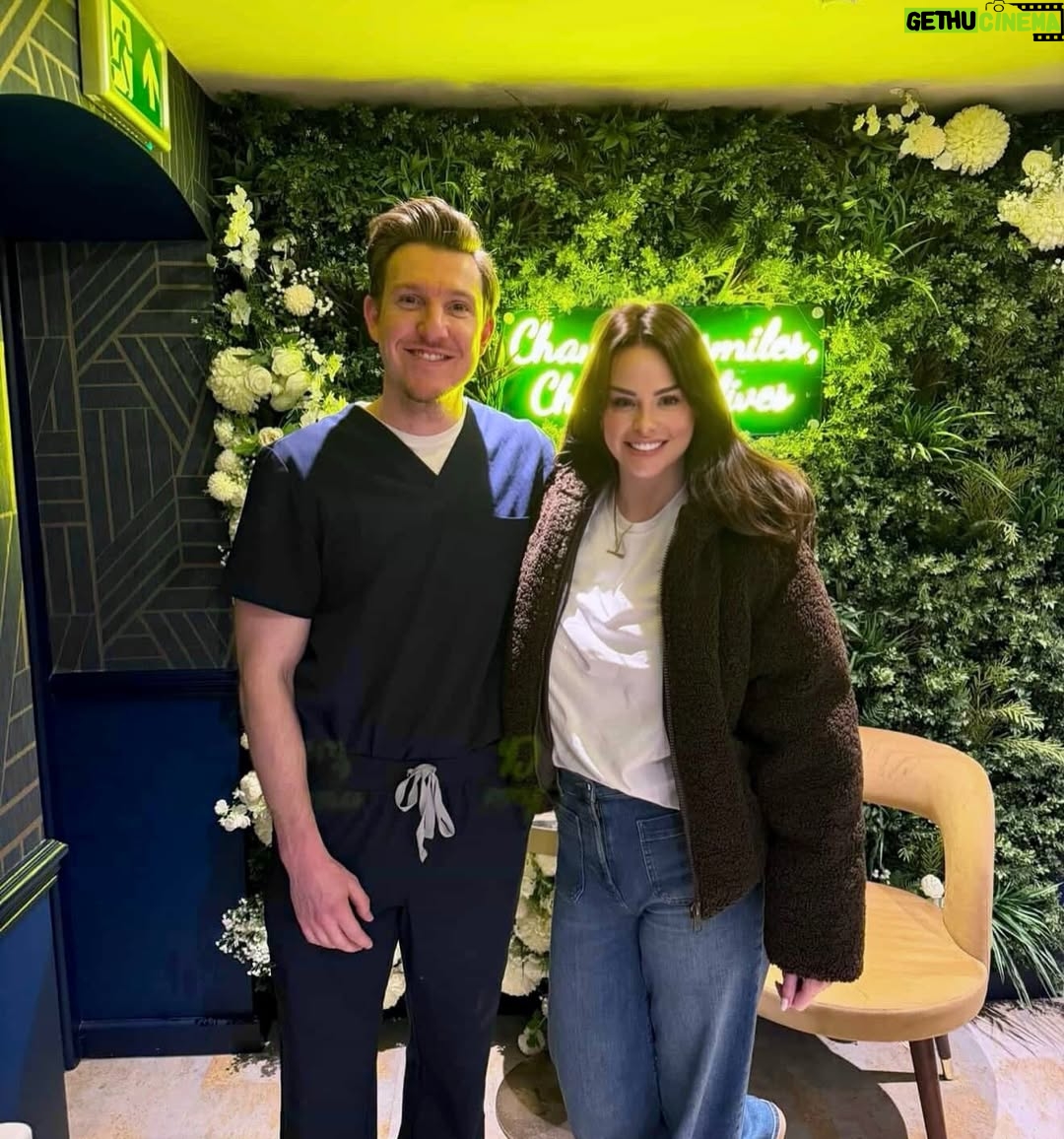 Rhian Sugden - 1.2K Likes - In January I made a big change! 🦷🪥

After years of Invisalign and my teeth gradually shifting back and forth (mainly my two front teeth), I finally admitted that the whole “wear your retainers at night for life” wasn’t for me. 

So I decided to do something more permanent and went to see @drdominicwyatt 🤩

I had composite bonding on 10 teeth. There’s no shaving them down or causing damage, it’s a really minimal, non-invasive treatment that just enhances what you already have. I wanted a natural, wider and fuller smile. 

It took over 6 hours in the chair, but it was completely worth it.

I’m so happy with the result… they’re so much better than I ever thought they would be. Here’s an appreciation post for my new smile and Dom and his dentist wizardry 👌🏼♥️

#compositebonding #compositebondinguk #teeth #newmewhodis #smile