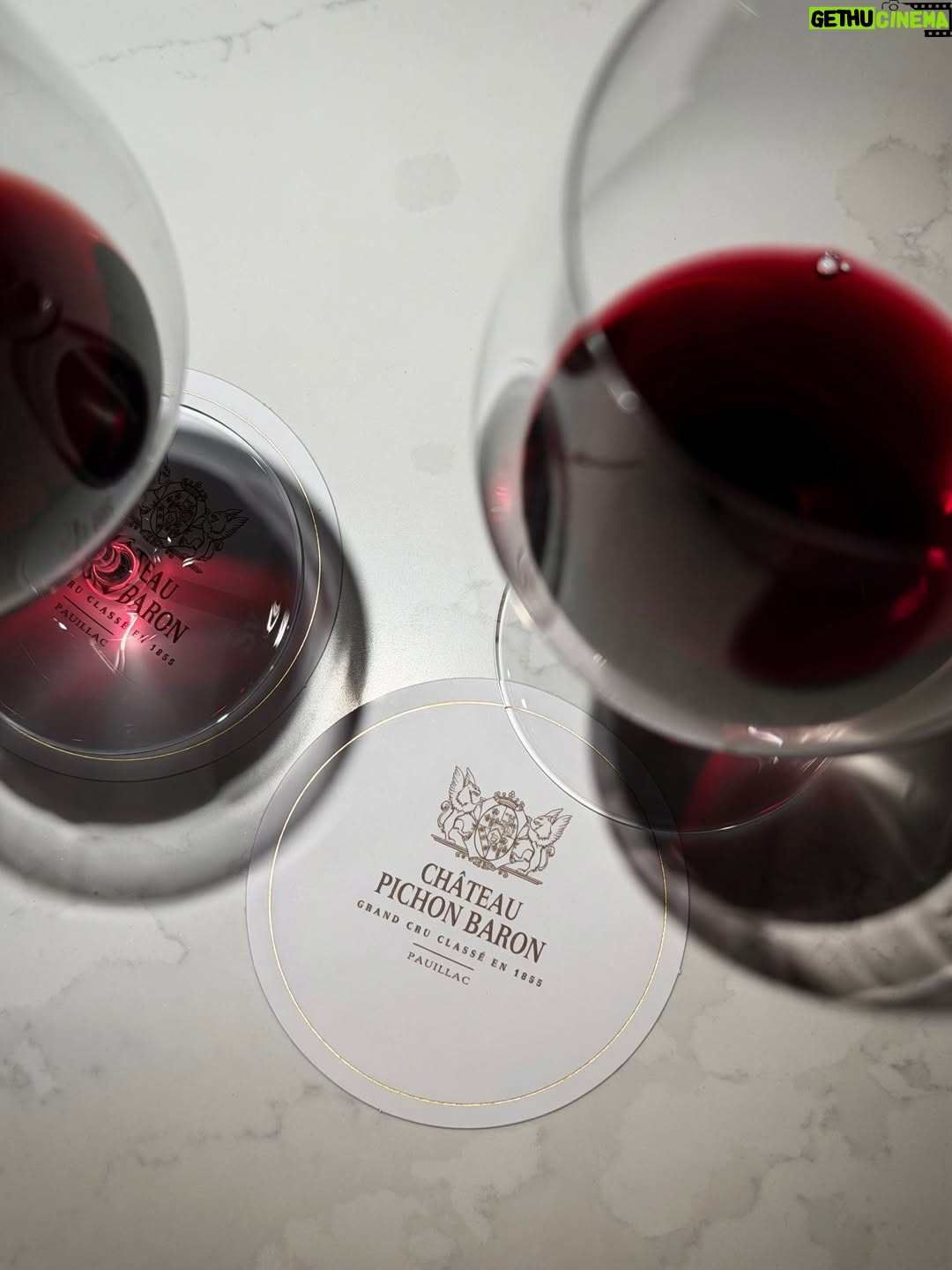 Riley Voelkel - 36.9K Likes - Still dreaming about our night at Château @pichonbaron 🍷 

A Second Grand Cru Classé from 1855 in Pauillac, where time feels suspended. The wine was perfect, the food absolutely delicious , and the company even better.

Thank you to the entire team for welcoming us so graciously, and for sharing your knowledge and passion for wine with us. Thank you for the taste of a vintage from my birth year, the perfect bubble bath, homemade croissants in the morning and for treating my daughter like a princess. A memory we’ll cherish forever, and one we hope to experience again someday 🤍

Château Pichon Baron offers private visits and tastings for those visiting Bordeaux. It’s a must and truly magical! 

And a special thank you to @charlenescape and @bernard.neveu for inviting our family and teaching us how to properly faire la bise 😘