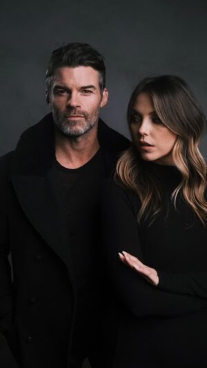 Riley Voelkel Instagram - @lovecovenco going live 
from @homesuitesalvatore 
riley voelkel & daniel gillies
nov 6th from 7-8pm est 
talking merch & answering questions. 
don’t miss it.

photo by @mike.c.robertson