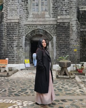 Rituparna Sengupta Instagram - A church, a moment of stillness, and cinema in the air 🎬🤍
St. John Church, McLeodganj—visited during a film shoot, now returning as a Christmas memory. ✨🎄