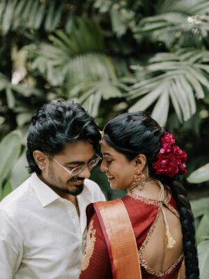Roshini Haripriyan Instagram - Major life update ✨
15.02.2026 ♥️
@roshniharipriyan & @sundaramurthyks 🫶🏼
Styled by @indu_ig
Photography @navin.appu @therootnarratives
Makeup @deepz_beautyjourney
Hairstylist @sudhamakeupartistry
Drapist @kavi_saree_drapist
Mehendi @arhii_mehendiartist_chennai
Jewellery @nacjewellers
Blouse @yaradesigners
Styling team @stylingbyajay
Location @sppgardens
Decors @sakthieventplanners @houseofthoranam