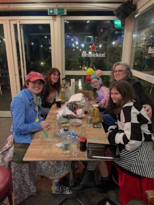Rosie O'Donnell Instagram - wonderful birthday night with good friends here in dublin - my second birthday in Ireland 🇮🇪 #64 #sooby #friends #family