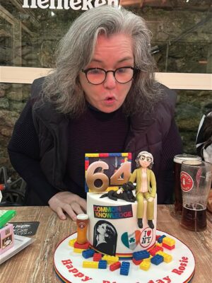 Rosie O'Donnell Instagram - wonderful birthday night with good friends here in dublin - my second birthday in Ireland 🇮🇪 #64 #sooby #friends #family