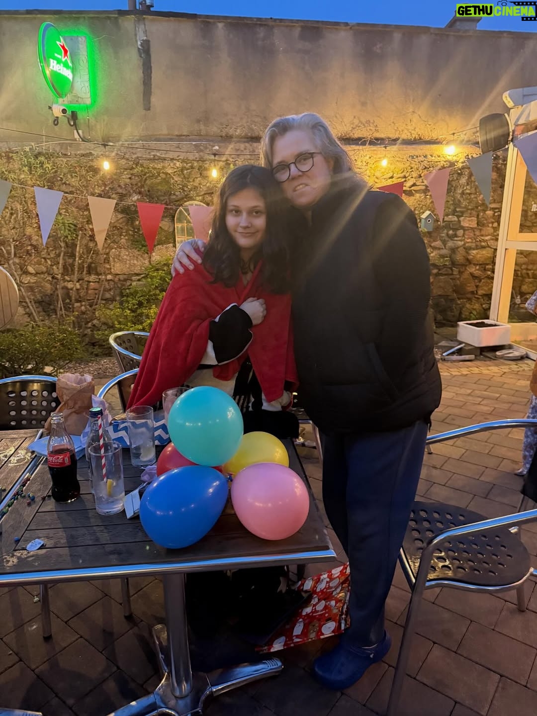 Rosie O'Donnell - 5.7K Likes - wonderful birthday night with good friends here in dublin - my second birthday in Ireland 🇮🇪 #64 #sooby #friends #family