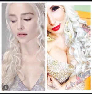 Sabrina Boing Boing Instagram - #trend #2016 2016🔁2026 

Um ano bem intenso , como a maioria !  Resumo :
- Dj , convenções de tatuagem , muitas tatuagens , muitas gravações de #tv  destaque para @pgmsilviosantos 
Participei do filme #contratovitalicio @portadosfundos 
Participei do “reality” humor #oranchinho @redetv fui a grande vencedora levei 1 milhão 🌽 , amei muito vários animais entre eles a galinha “Cocó” que foi a minha companheira de gravação .
Viajei muitoooo , lembro de decepções e superações 🙌🏻
Ano do filme Esqtadrao Suicid@ eu cosplay da Arlequina e viciada em @gameofthrones  got amava a Daenerys (ainda amo) ! 

Acho que é isso !  Só decidi que vou mudar o visual 🤩
