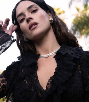 Sandra Amador Instagram - Adria Arjona in @dior @tiffanyandco @lesilla #andorseason2