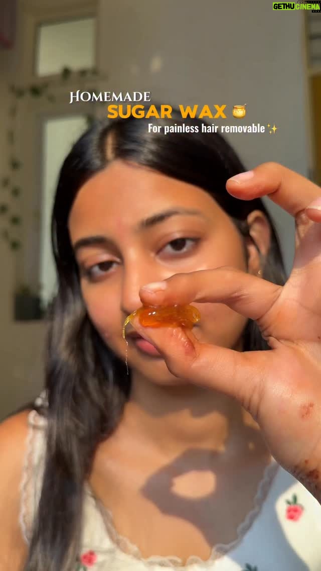 Sanjana - 59.6K Likes - DIY sugar wax at home 🍯 

#wax #sugarwax #painlesswaxing #painless