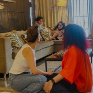 Sanya Malhotra Instagram - It was an Eventful Sunday ❤️ with the adorable and talented @sanyamalhotra_ … I have been her fan since Dangal and she is such an inspiration. 
From the sets of LUDO… to the Streets of Kerala… 
One thing remained the same… the laughter and the curly hair 😋 @natasha_mathias_ you are pure Love 🫠thank you for being You! 💫 see you soon Girls!! 😘 and happy Birthday in Advance ❤️
.
Clicks @sanif_uc_gram 🤓