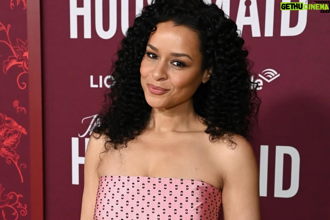 Sarah Cooper - 1.5K Likes - Even better the second time. Can’t thank @paulfeig @allisonjonescasting and everyone at @lionsgate enough for letting me be a small part of the biggest thriller. @housemaidmovie is in theaters this Friday

Hair @richardnormangrant 
Makeup @danadelaney 
Dress @delphinenyc