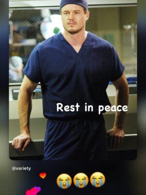 Sarah Drew Instagram - So many wise words from such a wonderful soul who is gone too soon. Eric was an incredible presence as an actor and as a human. I’m grateful I got to share the screen with him for a little while. Rest in peace ❤️
